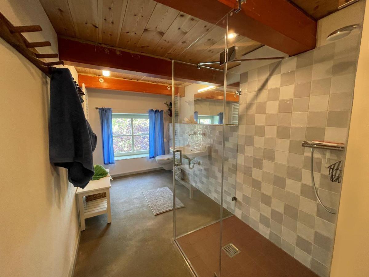 Mooi Stuv , Maisonettenwohnung , Gulfhof , Kachelofen Norden Esterno foto