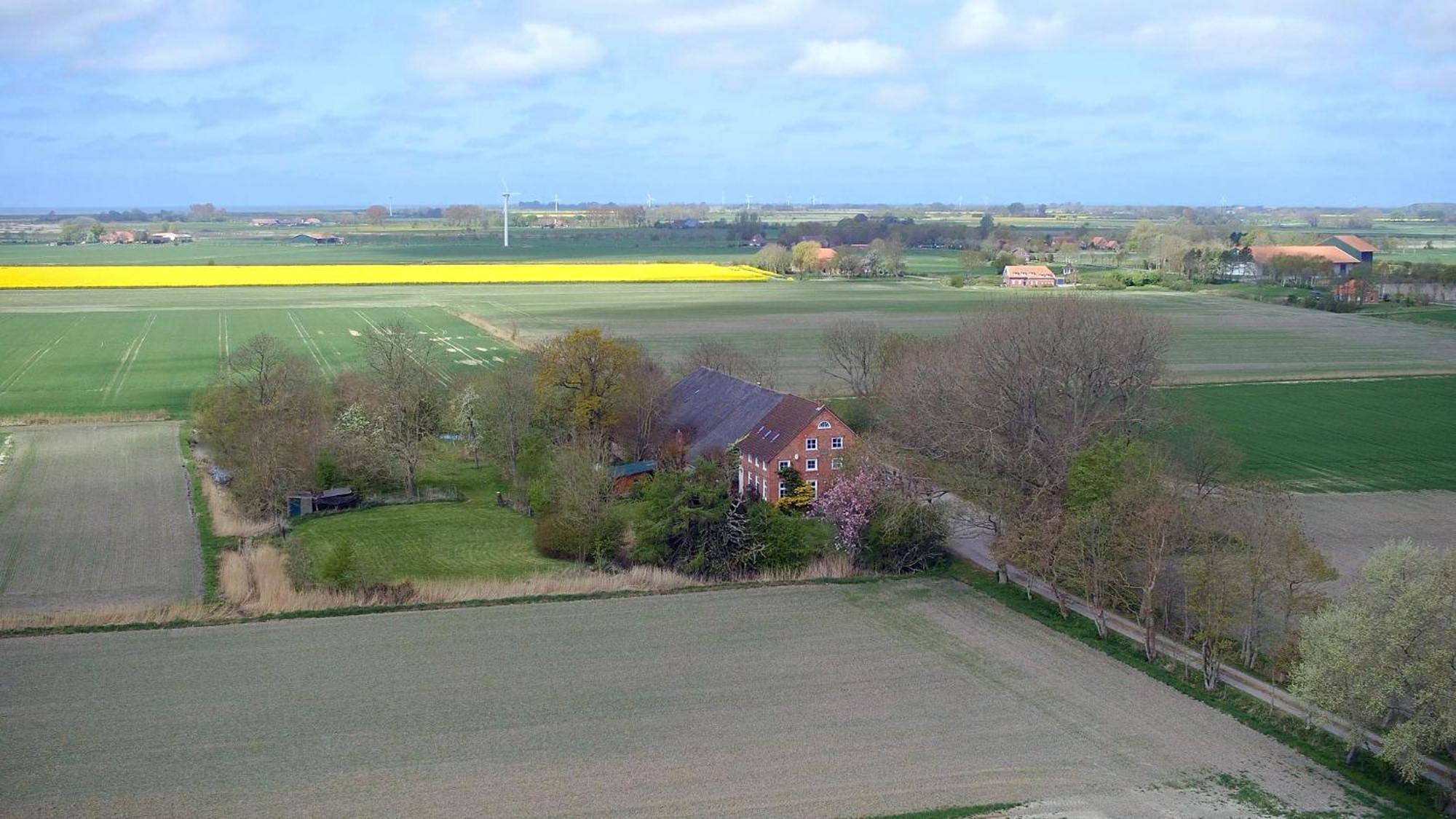 Mooi Stuv , Maisonettenwohnung , Gulfhof , Kachelofen Norden Esterno foto
